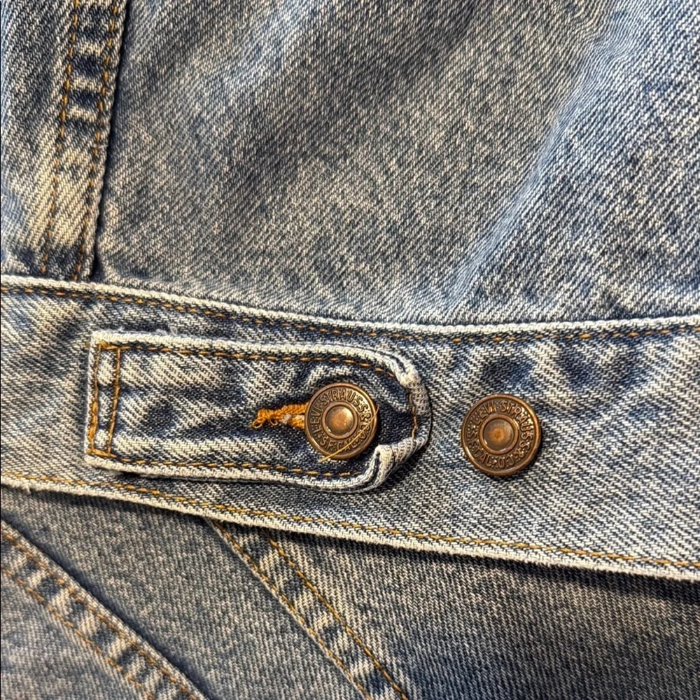 MEN’S LEVI STRAUSS DENIM JACKET 70507-0389 (sz - lg) - Picture 4 of 5